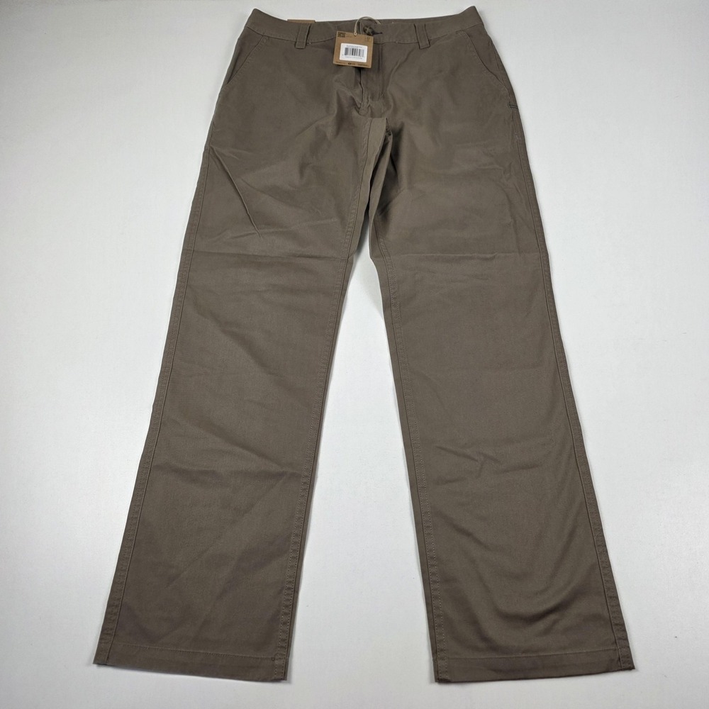Toad&Co Mission Ridge Pants Mens 31x32 Brown Organic Cotton Chino Stretch Casual